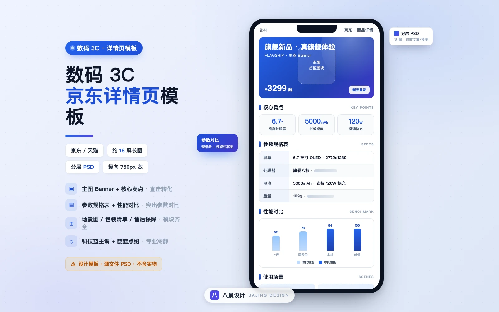 数码 3C 京东详情页模板